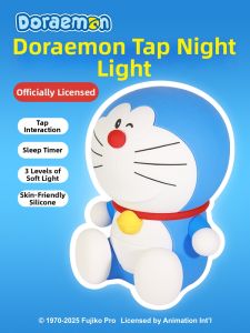 Tap Control Doraemon Night Light Bedroom Bedside Soft Glow Gift