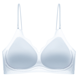 Miiow | Cool Sensation Thin Strap Womens Underwear Breathable Invisible Seamless Summer Bra Briefs Comfortable Supportive Jelly Bar