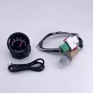RYSJM | 52MM Car Racing Air Fuel Ratio Gauge 12V Meter with Narrowband O2 Oxygen Sensor Car Gauge Digital Display Fit 12V Racing Car