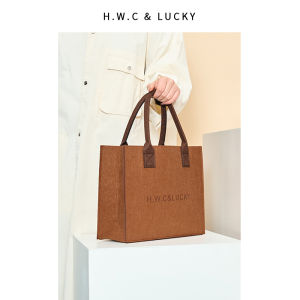 2025 New Large Capacity Lightweight Felt Gym Bag Commuter Bag Travel Gift Bag British Style Soft Handle Tote Bag for Youth