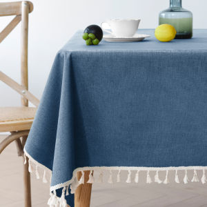 SANHANG | Bàn Ăn Bằng Vải Cotton-Linen Chống Nước Chống Dầu