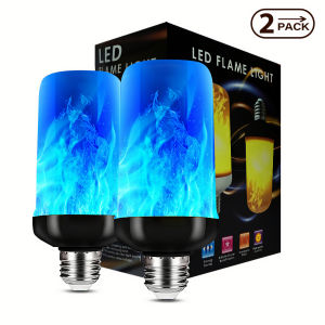 E26 12W LED Flame Effect Light Bulb Blue Fire Simulation for Party KTV Festival Garden Outdoor Home Decor Lighting