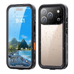 shellbox - Transparent Shockproof and Dustproof IP68 Waterproof Phone Case Compatible with iPhone 17 Pro Max / 17 Pro / Air / 17