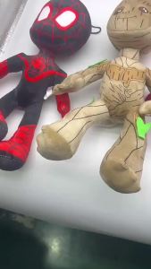 30cm : Across the Spider-Verse Plush Toys Doll Marvel Gwen Friends Plushie Toy Cartoon Spider Man Stuffed Dolls Girls Bedroom Pillows Gift For Children