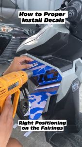 Honda Click V3 Douxo Style Sticker/Decals