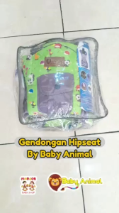 babyscots gendongan hipseat baby animal BAG1101 tersedia warna biru dan hijau