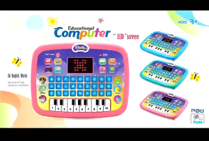 ~Dari KL~ Mainan Belajar Kanak tablet Mainan belajar dengan led skrin   Kids LED Screen learning laptop piano toy Mainan belajar kids learning machine toys tablet Mainan