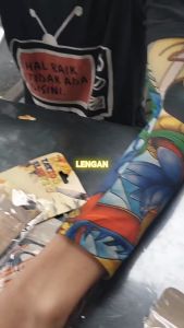 Sarung Tangan Lengan Tato & Manset Keren Macho