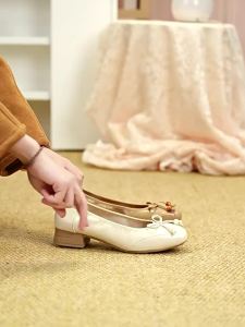 Daphne | Autumn Easy-on Retro Square Toe Thick Heel Female Loafers