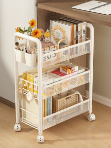 YISEN | Movable Snack Storage Shelf With Wheels