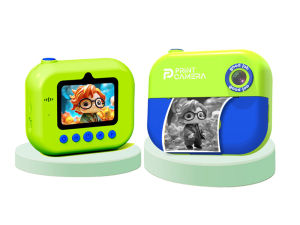 Instant Print Pocket Photo Printer Camera Birthday Gift Photo Video Mp3 Digital 4.5 Inch Ips Screen Kids Digital Camera
