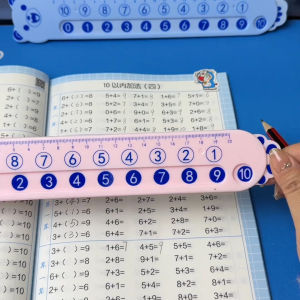 Primary School Math Decomposition Ruler 20 within Addition And Subtraction Tens Method Flat Ten Method Decomposition And Word Composition Ruler Calculator
