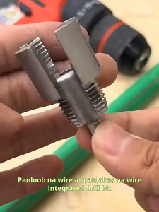 Integrated Internal & External Pipe Dual Head Threading Tool for 1/2 inch 3/4 inch PPR Pipes Steel