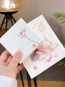 Creative Minimalist Chinese Style Fresh Lotus Fragrance Gift Box Bag Ornament Storage Box Tiandigai Paper Box