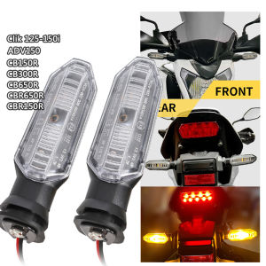 SEAMETAL 2Pcs Motorcycle Turn Signal Lights Blinker Waterproof Motorcycle Tail Lamp Amber Motorbike Front Indicator