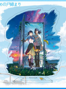 Bảng Trưng Bày Acrylic Anime Desktop Gift Bell Travel Road Trip by Shinkai New Sea Acrylic Anime Figurine Desk Decoration Gift