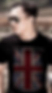 Kaos Greenlight Tangan Pendek Pria Dewasa Bahan Katun Dingin Greenlight Terbaru Bendera Inggris