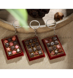 DIY | Miniature Simulated DIY Cake Chocolate Keychain Playset Toy