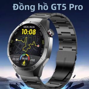 Đồng Hồ Thông Minh GT5 Pro GPS Theo Dõi Chuyển Động Dành Cho Nam Màn Hình AMOLED Gọi Bluetooth Đo Nhịp Tim Chống Nước Tương Thích Với Android & iOS