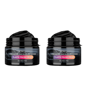 RAYHONG | Car Plastic Restorer Gloss Auto Interior Leather Plastic Polishing Wax Back To Black Shine Clean Products Long-lasting Coating