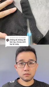 Găng tay chống dao cắt chém ngắn tay bảo hộ lao động 2 Chiếc