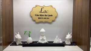 Set Phật sứ tiểu cảnh - Tượng Phật phong thuỷ