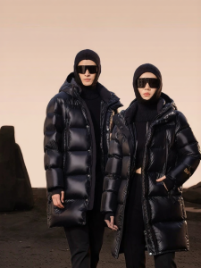 Guvet | High-quality Long-style Height-enhancing Thick Down Jacket Black