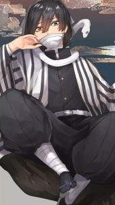 【Manila Ship】Obanai Costume Anime Demon Slayer Cosplay Tanjirou Kimetsu No Yaiba Kochou Clothes