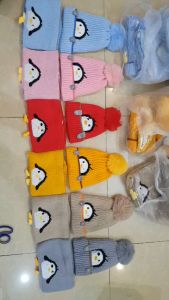 SET MŨ LEN + KHĂN LEN MINKBABY CHO BÉ 6 THÁNG- 3 TUỔI ( MẪU 3)