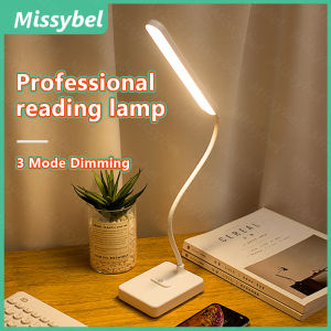 USB Rechargeable Office LED Folding Desk Lamp Eye Protection 3 Mode Adjustable Desk Lamp Reading LED Light 3 Colors