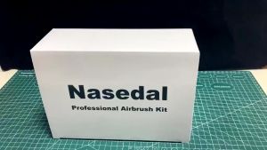 Double action air brush set 0.3mm air brush spray set with air compressor nail enhancement model painting decoration