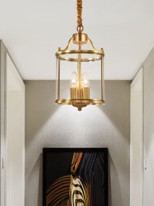 KELUO | American Style Copper Pendant Light