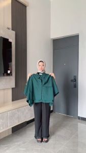 D’BUSANA Leona | Atasan Batwing Wanita Panjang | Bahan Japanese Cotton Premium | Stylish Nyaman