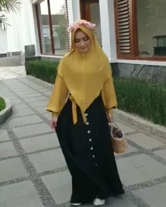 MECCA SYARI. GAMIS MUSLIM PLUS KERUDUNGSIZE SMLXL
