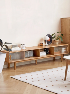 WEISHA | Storage Living Room TV Cabinet Solid Wood