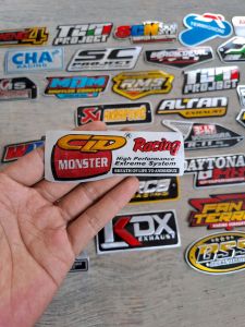 Emblem knalpot All slincer Terlengkap Free paku rivet