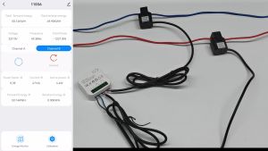 Tuya แคลมป์มิเตอร์ Wi-FI/Zigbee วัดพลังงานไฟฟ้าแบบ 2 ทิศทาง 2 แคลมป์ 80A ดูค่าและประวัติผ่านแอป-Clamp Meter