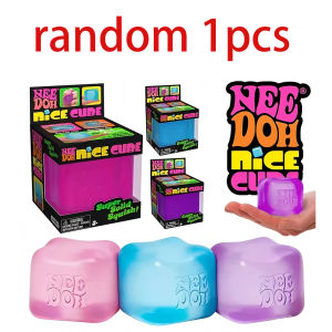 NeeDoh | Schylling Needoh Nice Cube Cảm Giác Giác Quan Squishy Giảm Căng Thẳng Chống Lo Âu Đồ Vật Bóp Để Tập Trung ADHD 14+ Năm Đồ Chơi Không Dùng Điện
