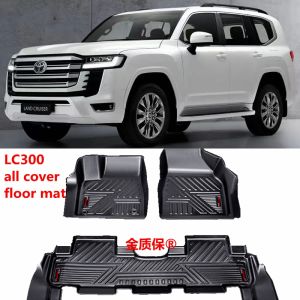 Suitable for Toyota Land Cruiser Lc300 Fully Enclosed TPE Foot Mat Lc300 Dedicated TPE Fully Enclosed Foot Mat
