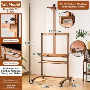 ZHUTING | Portable for Small Spaces TV Stand