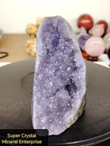 Natural High Gred Uruguay Special Rainbow Amethyst Druse Ornament RA58