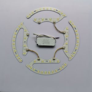 Durable LED Light Bulb Fan Light Source Replacement Ceiling Lamp Horsehoe Light Board for Bedroom Intelligent Switch Control