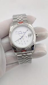 36mm/39mm NH35 Watch Who Cares Im Already Late Watch High Quality Sapphire Crystal Glass Waterproof Case NH35 Movement Watch