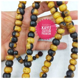 Tasbih PREMIUM KAYU ZAITUN Imported from Saudi 8mm and 99 Biji Length 50cm 🌾🌾🌾
