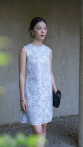 Đầm ngắn ren tím | Mauve Violet dress