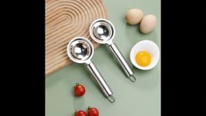 304 Stainless Steel Egg Yolk Separator Hand Egg Gadgets Divider Egg Food-Grade Egg For Baking Cooking Kitchen Tool