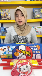 [KST] Mainan Anak Laki Laki Two in One Soccer Basketball 3+ | Ring Basket Gawang Bola Kado