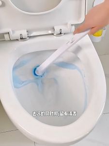 Home2U🏡 Disposable Toilet Silicone Brush Cleaner One Time Toilet Bowl Cleaning Tool Berus Pembersih Tandas Silikon Disposable Silicone Toilet Brush One Time Toilet Bowl Cleaner Replaceable Berus Tandas Pakai Buang