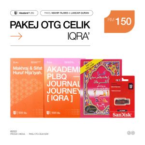Pakej Celik Iqra - Cucuk dengar & Tiru! Kuasai ilmu asas mengaji al-Quran