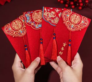 ซองแดง อั่งเปา แต๊ะเอีย งานแต่ง ร้านไทยพร้อมส่ง ซองมงคล งานรื่นเริง งานเทศกาล สวย หรู ดูแพง ราคาส่งแพ็ค10ซองสุดคุ้ม